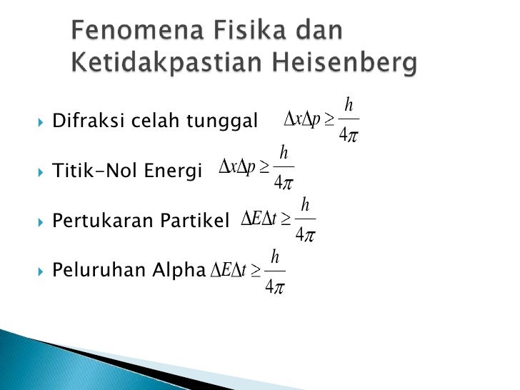 ketidakpastian heisenberg